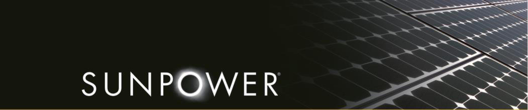 Vanaf april 2014 zijn wij authorized Partner van Sunpower en kunnen
